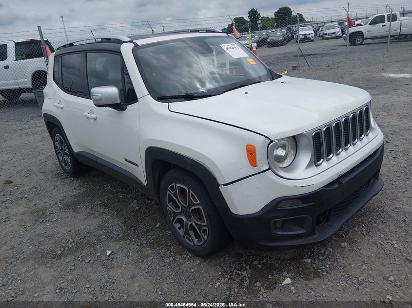2017 Jeep Renegade VIN ZACCJADB5HPE48056 IAAI salvage auction — FRONT END, Salvage Title, sold $375 on 2026-08-20 (photo 1)