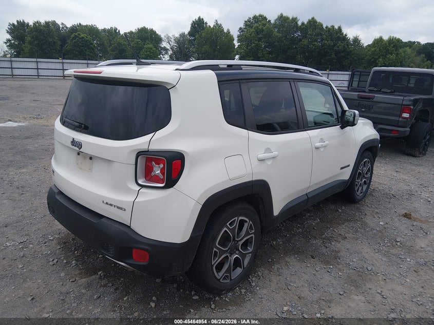 2017 Jeep Renegade VIN ZACCJADB5HPE48056 IAAI salvage auction — FRONT END, Salvage Title, sold $375 on 2026-08-20 (photo 4)