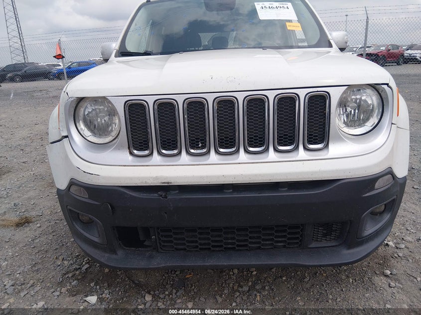 2017 Jeep Renegade VIN ZACCJADB5HPE48056 IAAI salvage auction — FRONT END, Salvage Title, sold $375 on 2026-08-20 (photo 6)