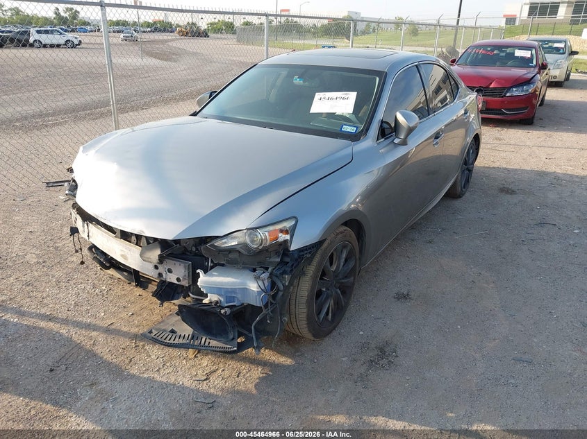 2016 Lexus Is VIN JTHBA1D23G5016034 IAAI salvage auction — FRONT END, Salvage (Texas), sold $1,400 on 2026-07-28 (photo 2)