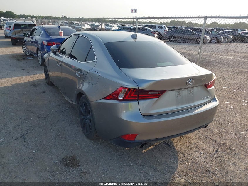 2016 Lexus Is VIN JTHBA1D23G5016034 IAAI salvage auction — FRONT END, Salvage (Texas), sold $1,400 on 2026-07-28 (photo 3)