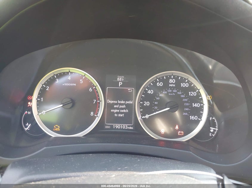 2016 Lexus Is VIN JTHBA1D23G5016034 IAAI salvage auction — FRONT END, Salvage (Texas), sold $1,400 on 2026-07-28 (photo 7)