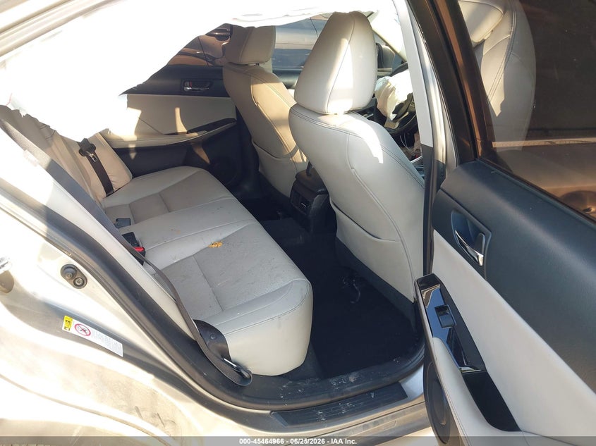 2016 Lexus Is VIN JTHBA1D23G5016034 IAAI salvage auction — FRONT END, Salvage (Texas), sold $1,400 on 2026-07-28 (photo 8)