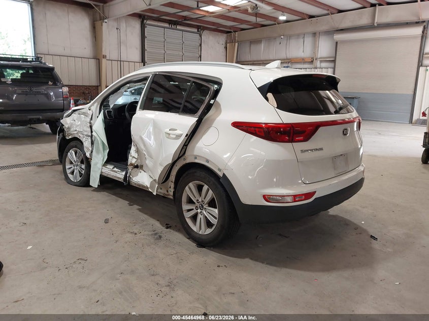 2017 Kia Sportage VIN KNDPMCAC6H7035545 IAAI salvage auction — SIDE, Salvage Title, sold $1,125 on 2026-07-30 (photo 3)
