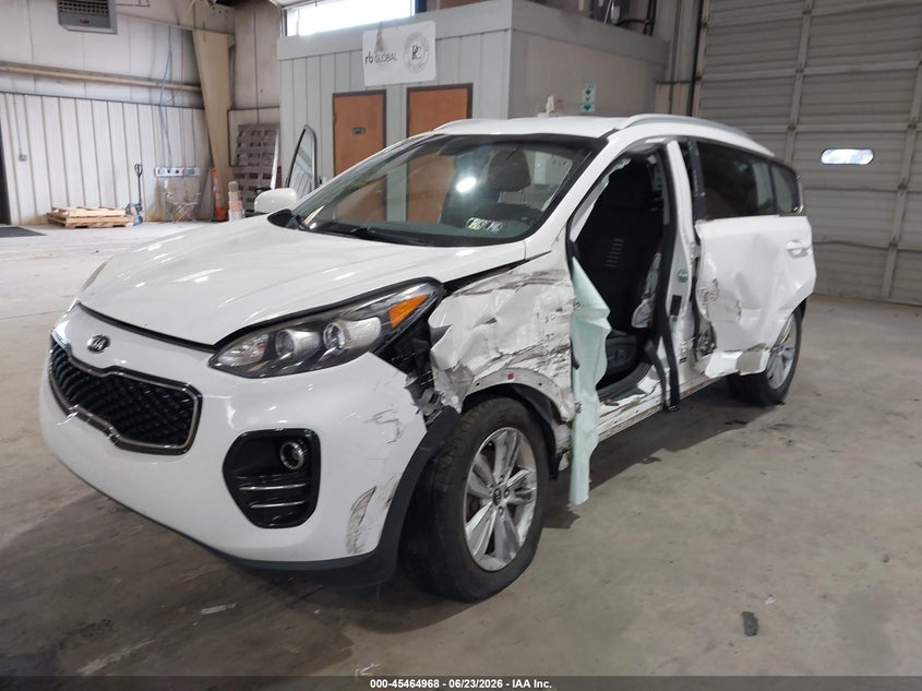 2017 Kia Sportage VIN KNDPMCAC6H7035545 IAAI salvage auction — SIDE, Salvage Title, sold $1,125 on 2026-07-30 (photo 6)