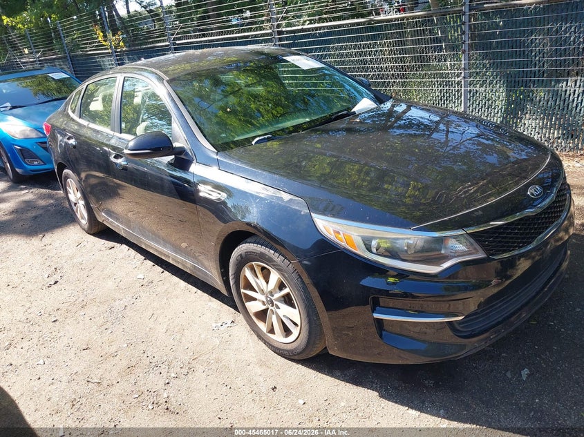 2017 Kia Optima VIN 5XXGT4L35HG161117 IAAI salvage auction — NORMAL WEAR, Clear (Virginia), sold $1,475 on 2026-07-23 (photo 1)