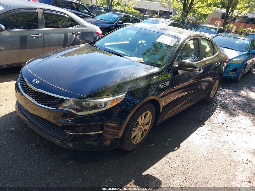 2017 Kia Optima VIN 5XXGT4L35HG161117 IAAI salvage auction — NORMAL WEAR, Clear (Virginia), sold $1,475 on 2026-07-23 (photo 2)