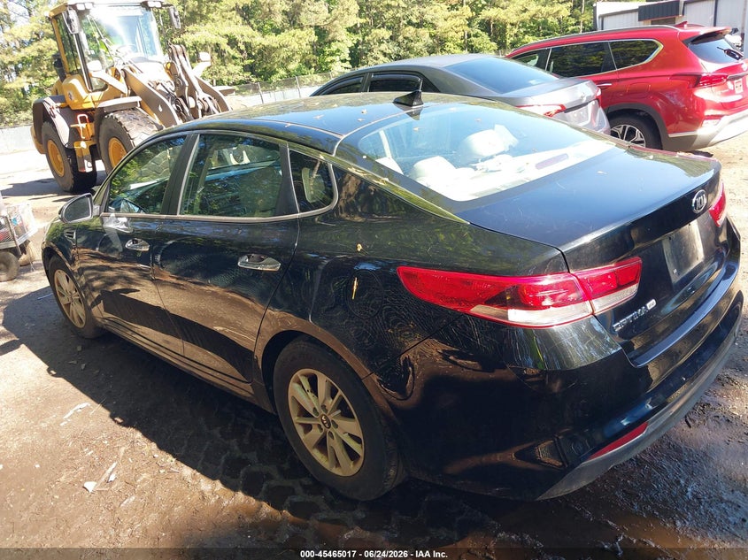 2017 Kia Optima VIN 5XXGT4L35HG161117 IAAI salvage auction — NORMAL WEAR, Clear (Virginia), sold $1,475 on 2026-07-23 (photo 3)