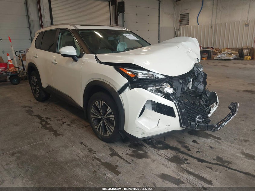2023 Nissan Rogue VIN JN8BT3BB6PW496871 IAAI salvage auction — FRONT END, Salvage Title, sold $2,700 on 2026-08-01 (photo 1)