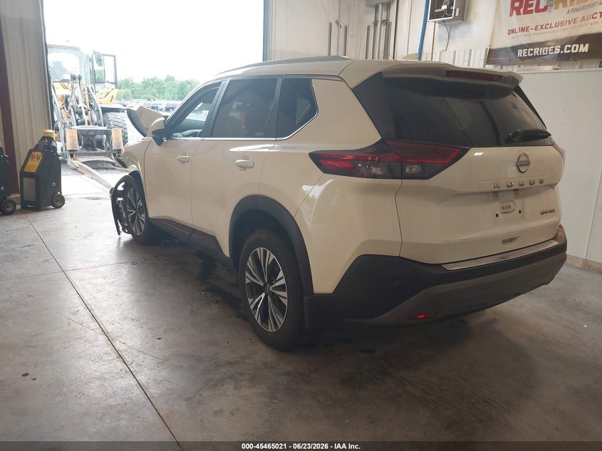 2023 Nissan Rogue VIN JN8BT3BB6PW496871 IAAI salvage auction — FRONT END, Salvage Title, sold $2,700 on 2026-08-01 (photo 3)