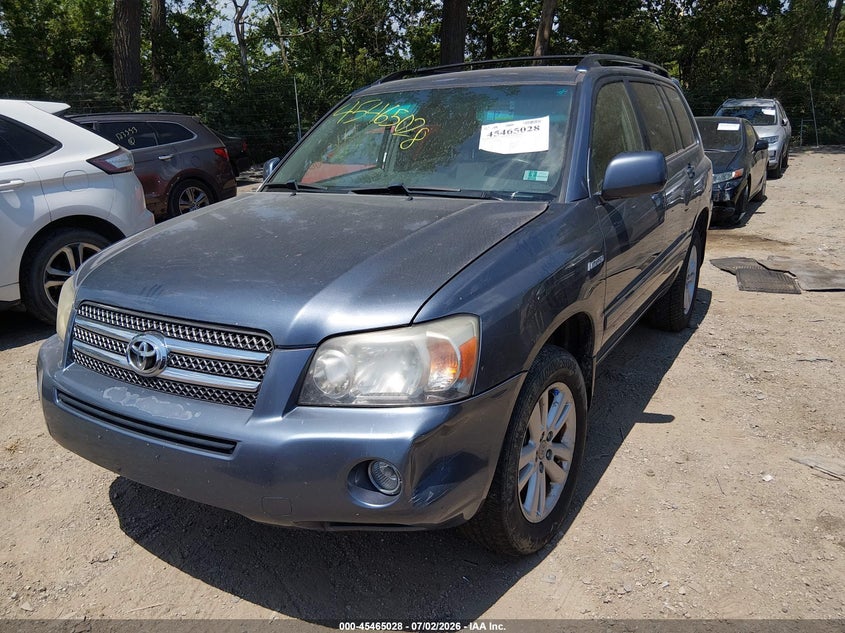 2006 Toyota Highlander hybrid VIN JTEEW21A160006000 IAAI salvage auction — RIGHT SIDE, Clear (Indiana), sold $25 on 2026-07-29 (photo 2)