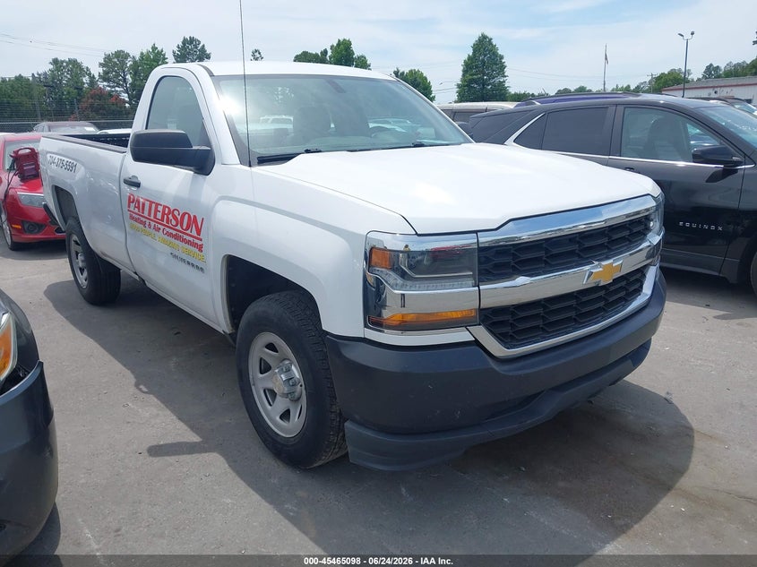 2018 Chevrolet Silverado VIN 1GCNCNEH7JZ225604 IAAI salvage auction — REAR END, Salvage (North Carolina), sold $3,650 on 2026-07-10 (photo 1)