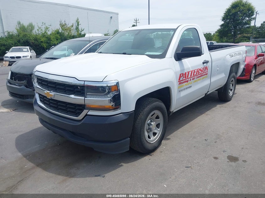 2018 Chevrolet Silverado VIN 1GCNCNEH7JZ225604 IAAI salvage auction — REAR END, Salvage (North Carolina), sold $3,650 on 2026-07-10 (photo 2)