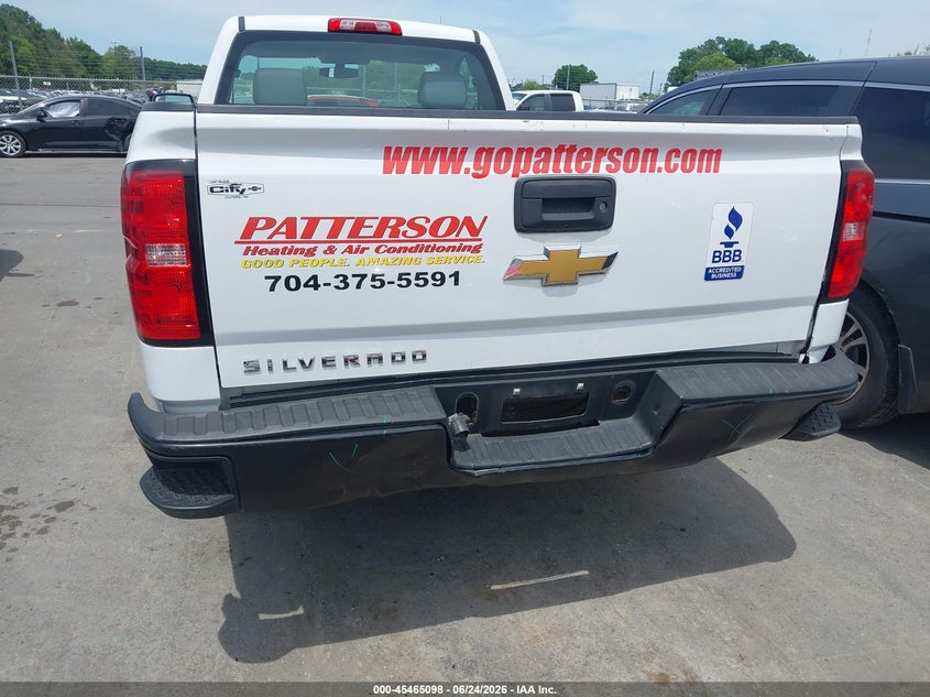 2018 Chevrolet Silverado VIN 1GCNCNEH7JZ225604 IAAI salvage auction — REAR END, Salvage (North Carolina), sold $3,650 on 2026-07-10 (photo 6)