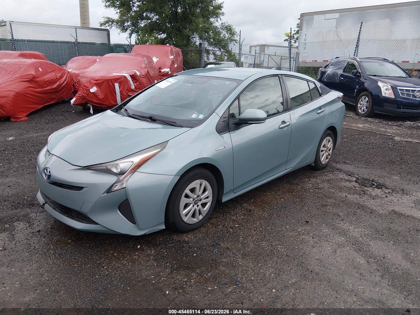 2016 Toyota Prius VIN JTDKBRFUXG3005104 IAAI salvage auction — NORMAL WEAR, Clear (Pennsylvania), sold $2,900 on 2026-07-24 (photo 2)