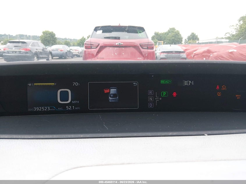 2016 Toyota Prius VIN JTDKBRFUXG3005104 IAAI salvage auction — NORMAL WEAR, Clear (Pennsylvania), sold $2,900 on 2026-07-24 (photo 7)