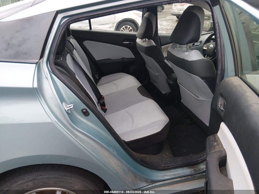 2016 Toyota Prius VIN JTDKBRFUXG3005104 IAAI salvage auction — NORMAL WEAR, Clear (Pennsylvania), sold $2,900 on 2026-07-24 (photo 8)