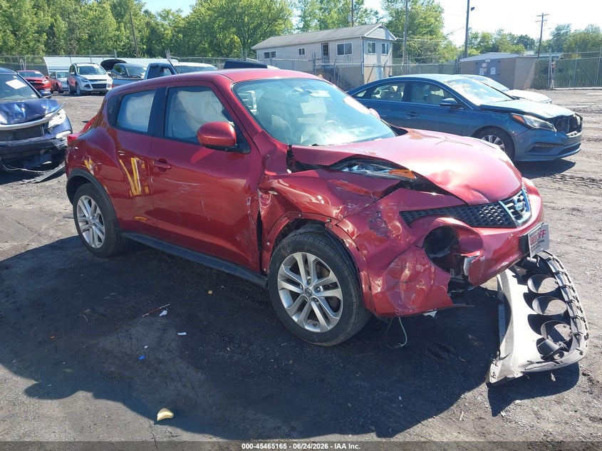 2013 Nissan Juke VIN JN8AF5MV2DT227074 IAAI salvage auction — FRONT END, Salvage (Pennsylvania), sold $400 on 2026-07-21 (photo 1)