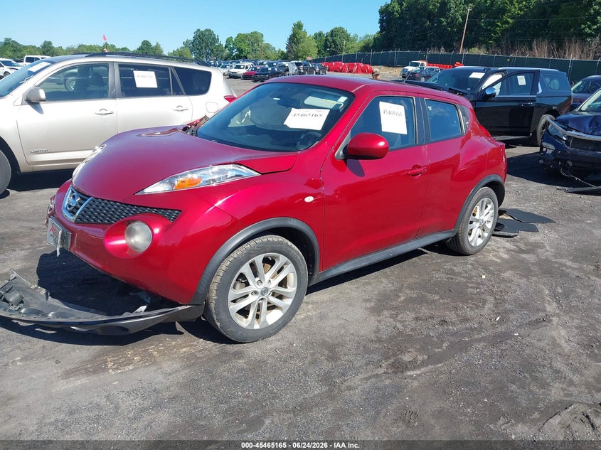2013 Nissan Juke VIN JN8AF5MV2DT227074 IAAI salvage auction — FRONT END, Salvage (Pennsylvania), sold $400 on 2026-07-21 (photo 2)