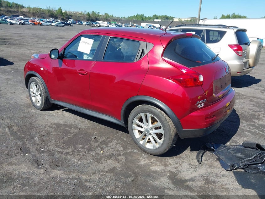 2013 Nissan Juke VIN JN8AF5MV2DT227074 IAAI salvage auction — FRONT END, Salvage (Pennsylvania), sold $400 on 2026-07-21 (photo 3)