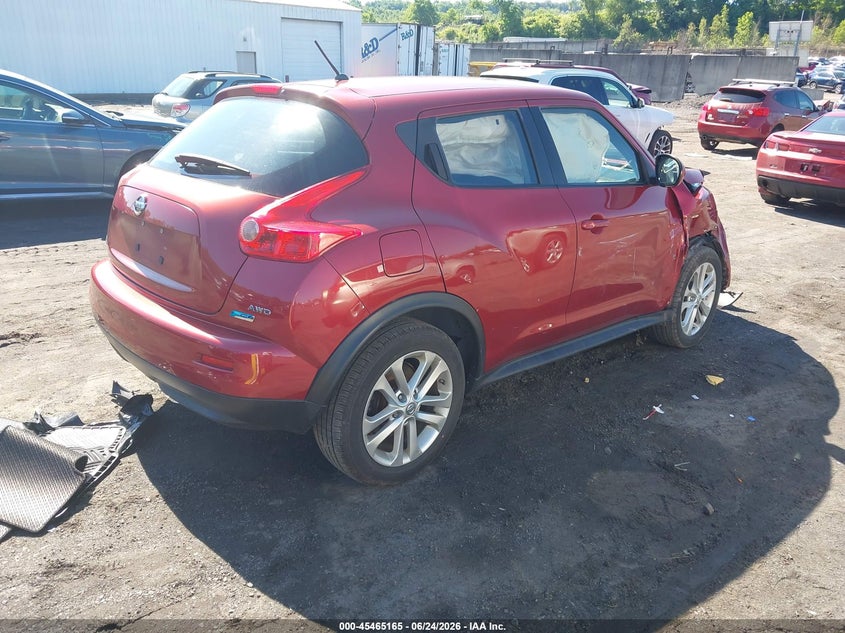 2013 Nissan Juke VIN JN8AF5MV2DT227074 IAAI salvage auction — FRONT END, Salvage (Pennsylvania), sold $400 on 2026-07-21 (photo 4)