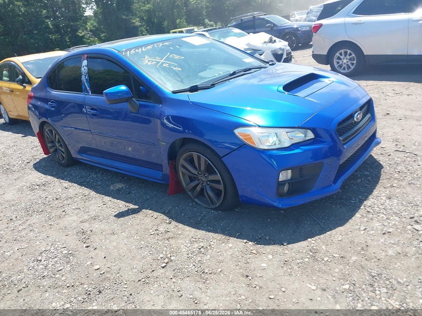 2016 Subaru Wrx VIN JF1VA1E62G8829157 IAAI salvage auction — LEFT REAR, Mv-907A (New York), sold $3,125 on 2026-07-28 (photo 1)
