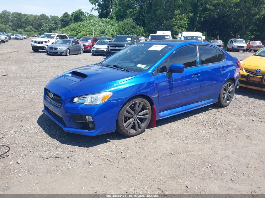 2016 Subaru Wrx VIN JF1VA1E62G8829157 IAAI salvage auction — LEFT REAR, Mv-907A (New York), sold $3,125 on 2026-07-28 (photo 2)