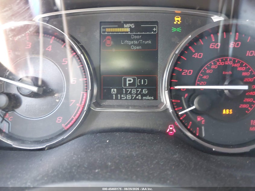2016 Subaru Wrx VIN JF1VA1E62G8829157 IAAI salvage auction — LEFT REAR, Mv-907A (New York), sold $3,125 on 2026-07-28 (photo 7)
