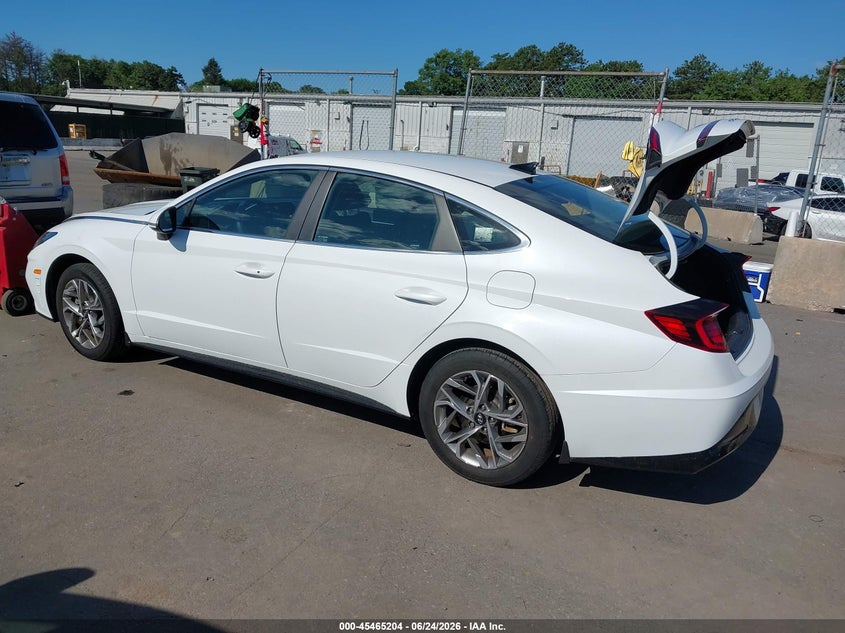 2021 Hyundai Sonata VIN 5NPEL4JAXMH085210 IAAI salvage auction — RIGHT FRONT, Mv-907A (New York), sold $2,425 on 2026-07-21 (photo 3)
