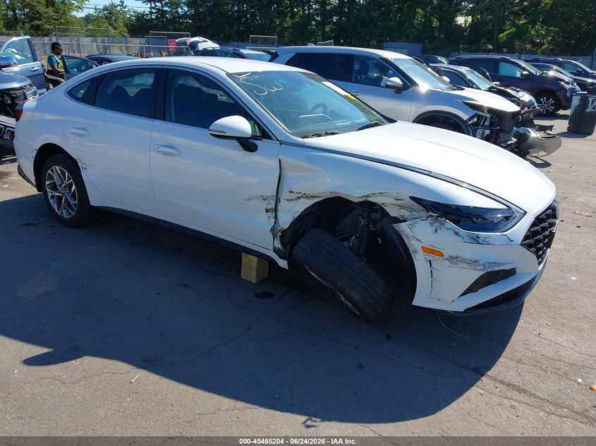 2021 Hyundai Sonata VIN 5NPEL4JAXMH085210 IAAI salvage auction — RIGHT FRONT, Mv-907A (New York), sold $2,425 on 2026-07-21 (photo 6)