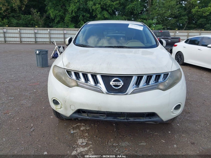 2010 Nissan Murano VIN JN8AZ1MU7AW004160 IAAI salvage auction — NORMAL WEAR, Clear (Tennessee), sold $300 on 2026-07-29 (photo 6)