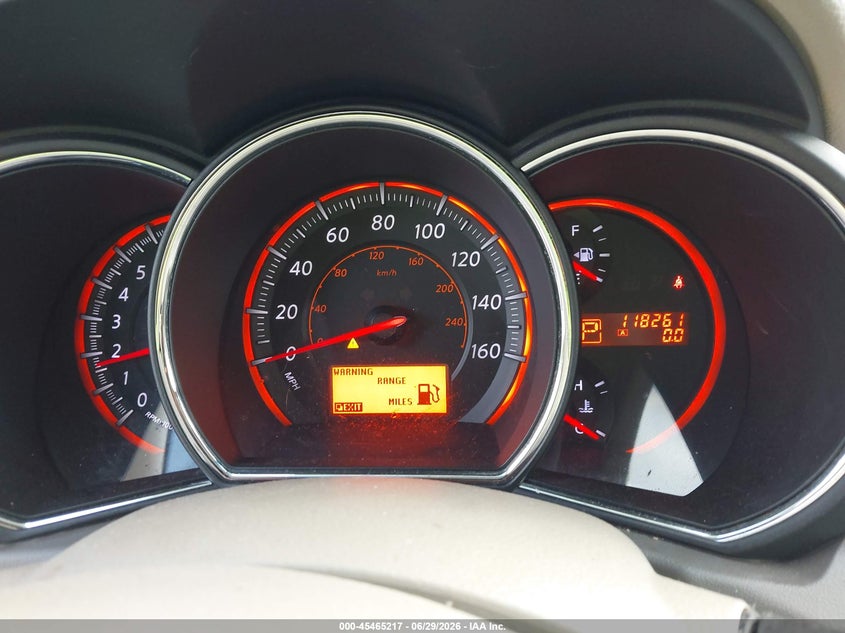 2010 Nissan Murano VIN JN8AZ1MU7AW004160 IAAI salvage auction — NORMAL WEAR, Clear (Tennessee), sold $300 on 2026-07-29 (photo 7)