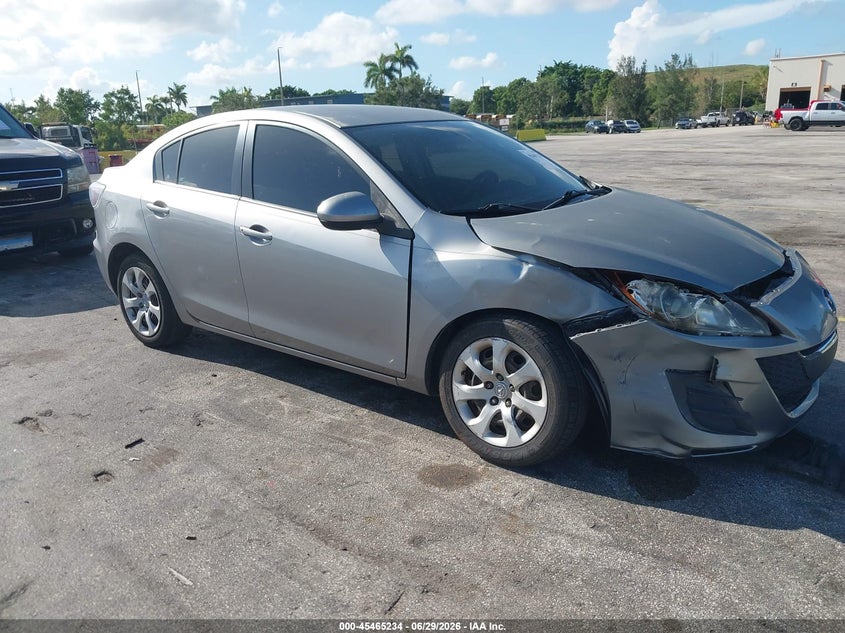 2010 Mazda 3 VIN JM1BL1SF8A1215905 IAAI salvage auction — RIGHT FRONT, Rebuildable (Florida), sold $375 on 2026-07-23 (photo 1)
