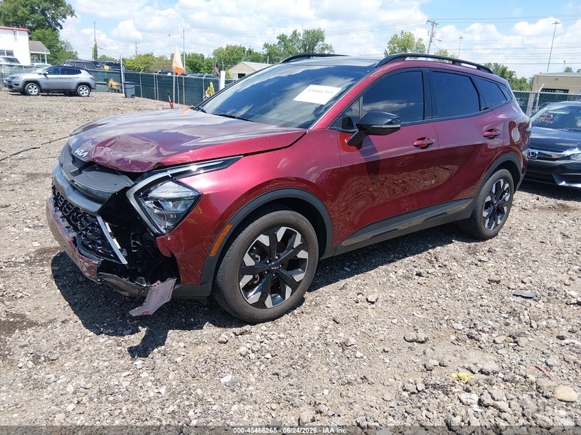 2023 Kia Sportage VIN 5XYK6CAF9PG129595 IAAI salvage auction — FRONT END, Salvage (Ohio), sold $7,600 on 2026-07-22 (photo 2)