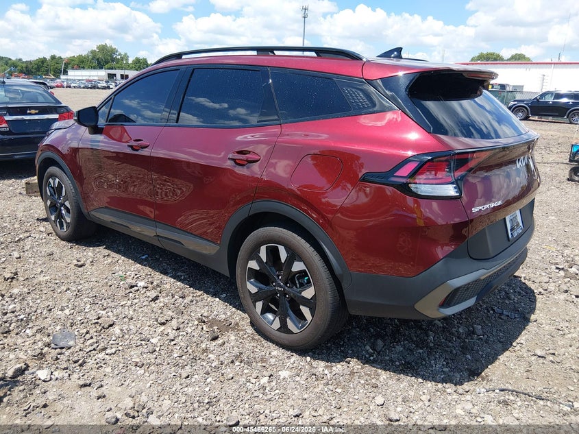 2023 Kia Sportage VIN 5XYK6CAF9PG129595 IAAI salvage auction — FRONT END, Salvage (Ohio), sold $7,600 on 2026-07-22 (photo 3)