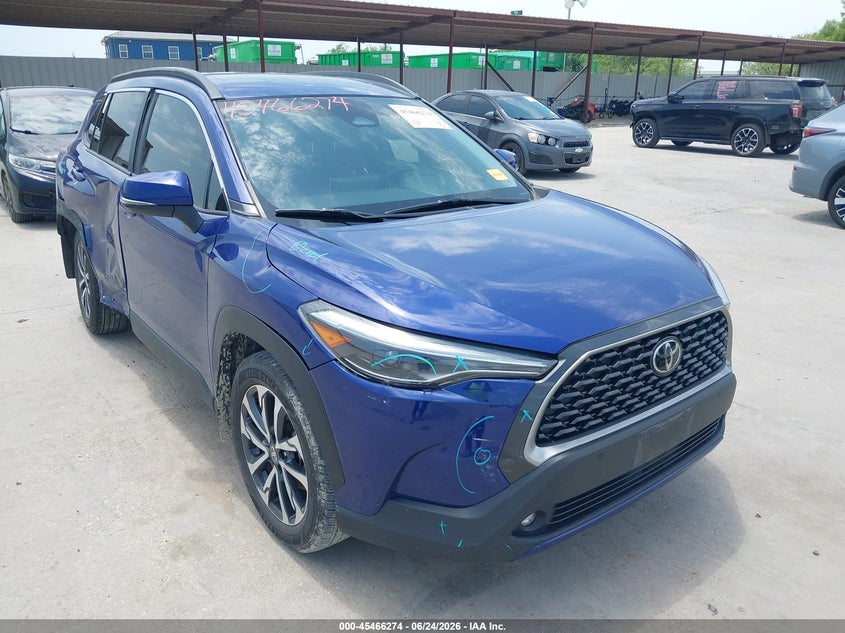 2023 Toyota Corolla cross VIN 7MUDAAAG5PV065083 IAAI salvage auction — SIDE, Original (Texas), sold $9,800 on 2026-08-02 (photo 1)