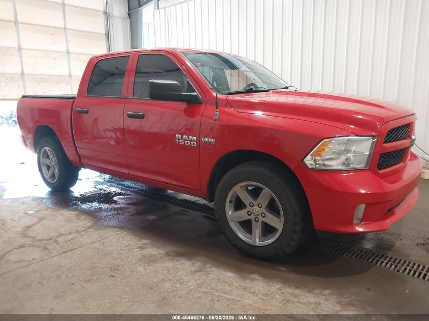 2014 Ram 1500 VIN 1C6RR7KTXES165974 IAAI salvage auction — HAIL, Regular (South Dakota), sold $25 on 2026-07-31 (photo 1)