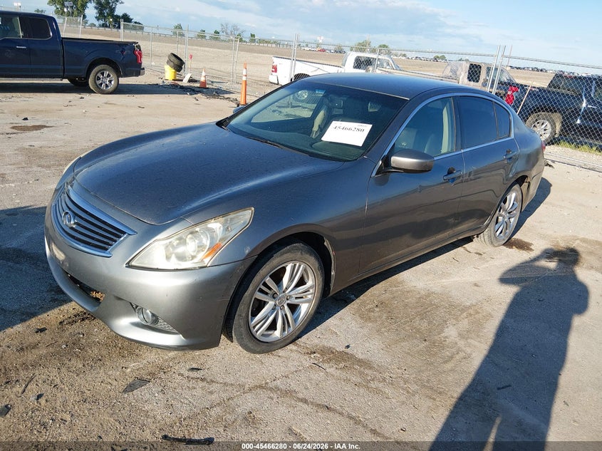 2011 Infiniti G25 VIN JN1DV6AR8BM652589 IAAI salvage auction — HAIL, Salvage (Iowa), sold $25 on 2026-07-28 (photo 2)