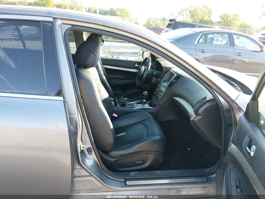 2011 Infiniti G25 VIN JN1DV6AR8BM652589 IAAI salvage auction — HAIL, Salvage (Iowa), sold $25 on 2026-07-28 (photo 5)