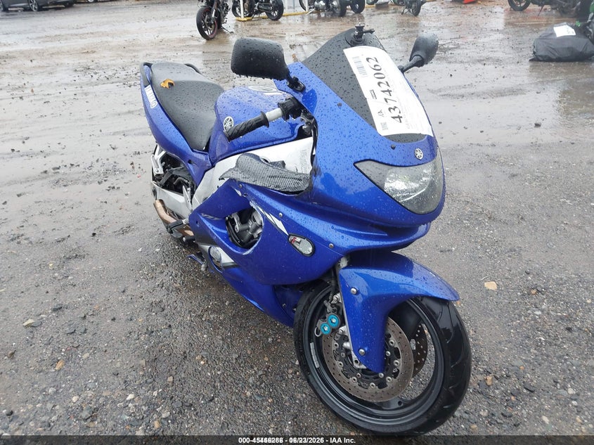 2007 Yamaha Yzf600 VIN JYARJ10E37A001665 IAAI salvage auction — FRONT END, Salvage (Idaho), sold $25 on 2026-07-29 (photo 1)