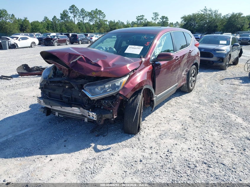 2018 Honda Cr-v VIN 7FARW1H53JE046196 IAAI salvage auction — FRONT END, Rebuildable (Florida), sold $2,750 on 2026-07-10 (photo 2)