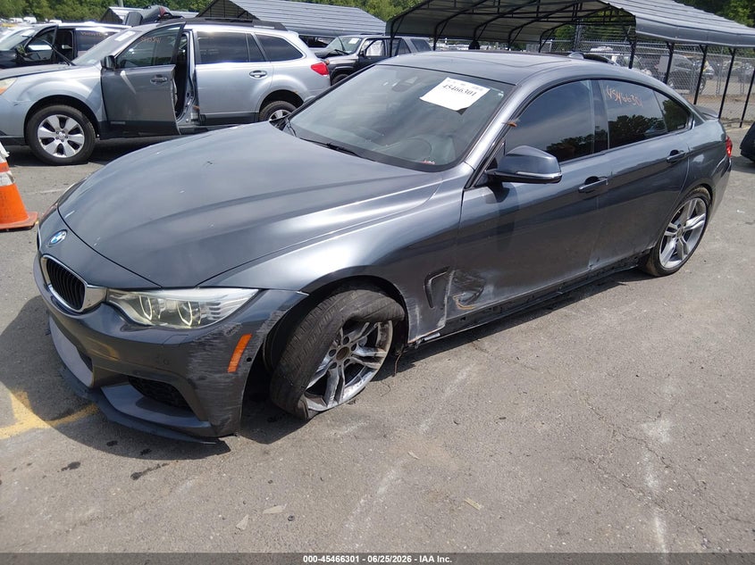 2015 BMW 4er VIN WBA4B3C56FD670445 IAAI salvage auction — LEFT SIDE, Salvage (Connecticut), sold $3,975 on 2026-08-20 (photo 2)