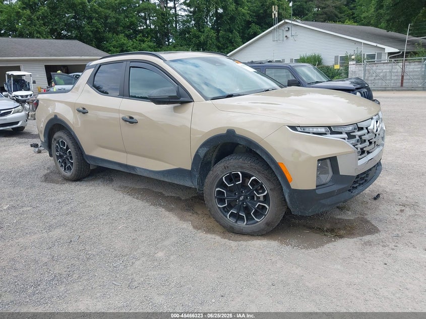 2023 Hyundai Santa cruz VIN 5NTJDDAFXPH053628 IAAI salvage auction — LEFT FRONT, Salvage Title, sold $8,400 on 2026-08-02 (photo 1)