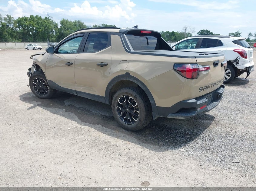 2023 Hyundai Santa cruz VIN 5NTJDDAFXPH053628 IAAI salvage auction — LEFT FRONT, Salvage Title, sold $8,400 on 2026-08-02 (photo 3)