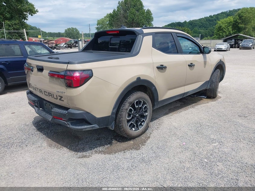 2023 Hyundai Santa cruz VIN 5NTJDDAFXPH053628 IAAI salvage auction — LEFT FRONT, Salvage Title, sold $8,400 on 2026-08-02 (photo 4)