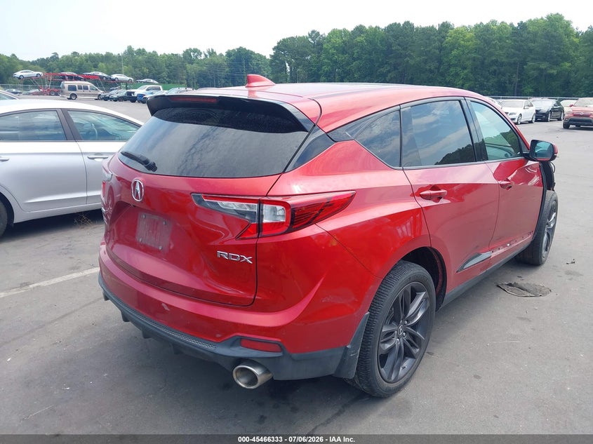 2020 Acura Rdx VIN 5J8TC1H6XLL015452 IAAI salvage auction — RIGHT FRONT, Salvage (North Carolina), sold $9,250 on 2026-07-22 (photo 4)