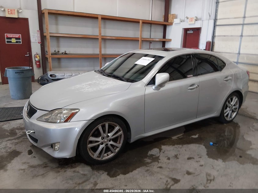 2006 Lexus Is VIN JTHBK262765002975 IAAI salvage auction — FRONT END, Salvage (Idaho), sold $525 on 2026-07-10 (photo 2)