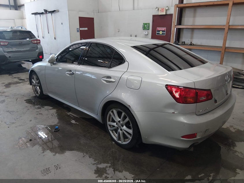 2006 Lexus Is VIN JTHBK262765002975 IAAI salvage auction — FRONT END, Salvage (Idaho), sold $525 on 2026-07-10 (photo 3)