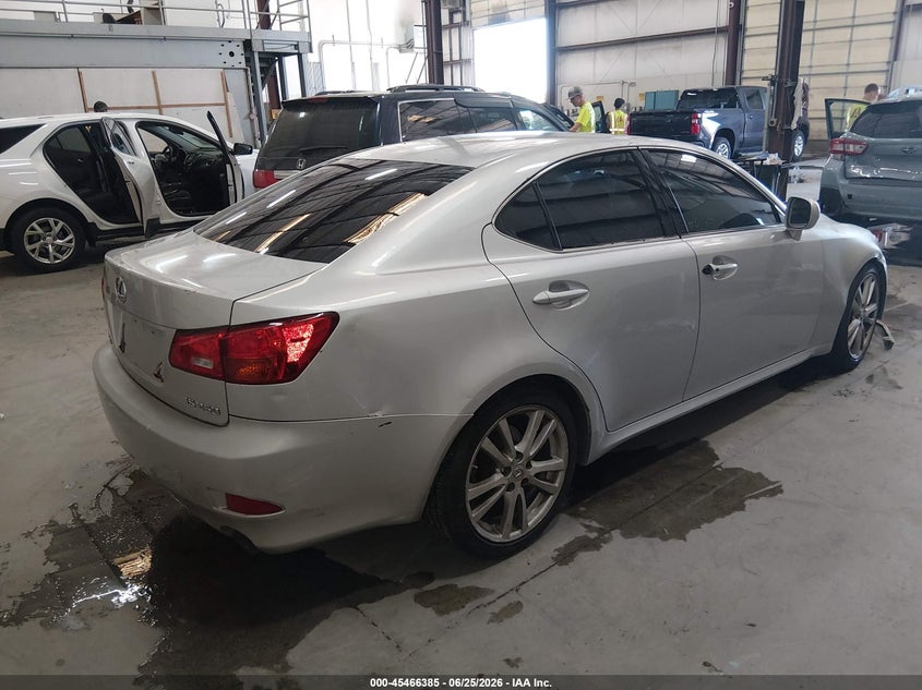 2006 Lexus Is VIN JTHBK262765002975 IAAI salvage auction — FRONT END, Salvage (Idaho), sold $525 on 2026-07-10 (photo 4)