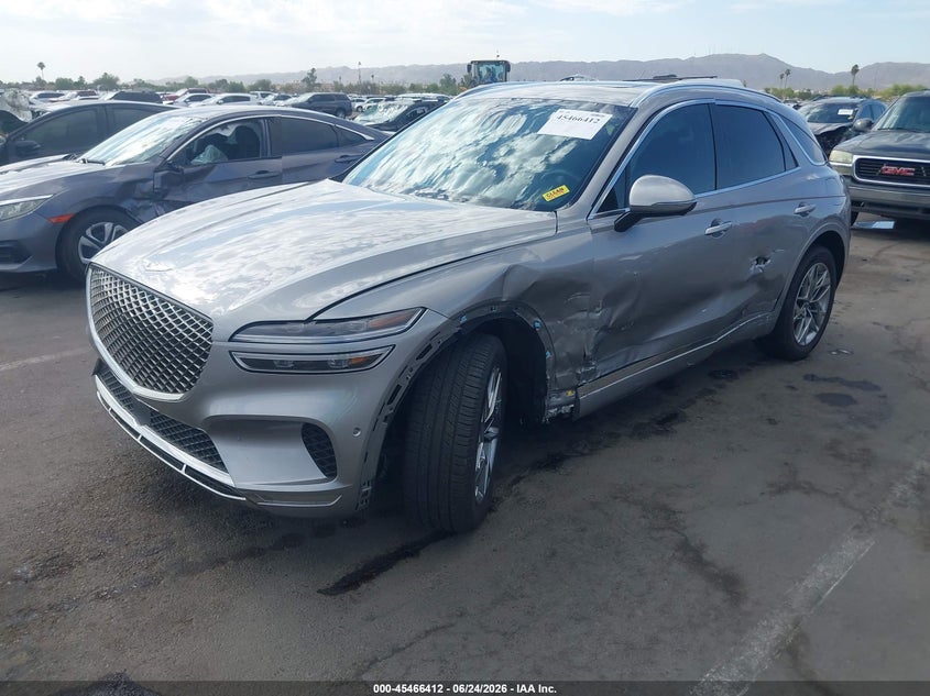2022 Genesis Gv70 VIN KMUMADTB3NU047006 IAAI salvage auction — SIDE, Salvage (Arizona), sold $6,800 on 2026-07-10 (photo 2)